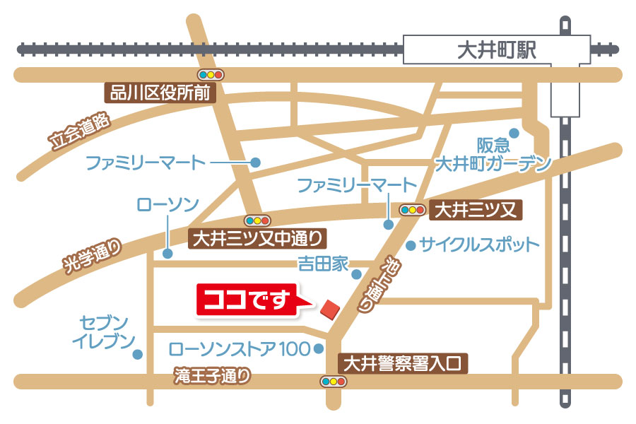 そろばん教室ラクーンMAP